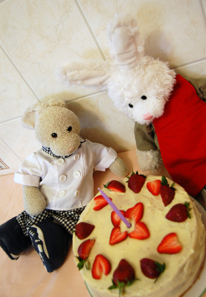 Strawberry Cake Show Picture