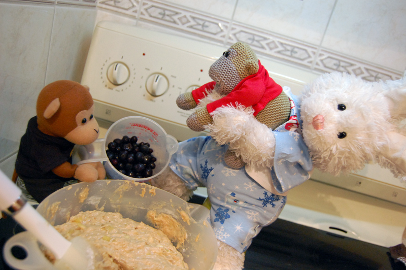 Blueberry Banana Bread Show Picture