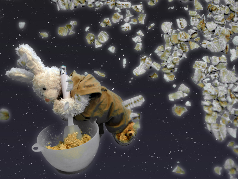 Oatmeal 'Space' Cookies Show Picture