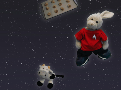 Oatmeal 'Space' Cookies Show Picture