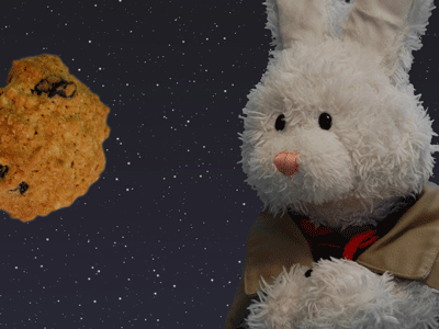 Oatmeal 'Space' Cookies Show Picture