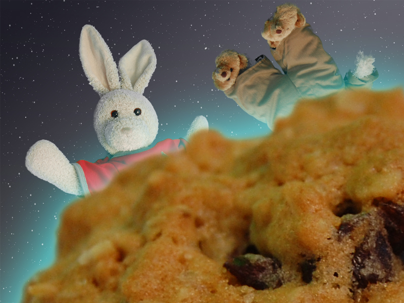 Oatmeal 'Space' Cookies Show Picture