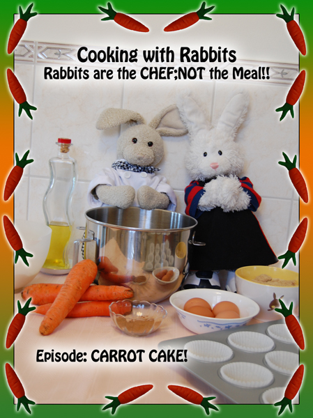 Carrot Cake with Marzipan Carrots Show Picture