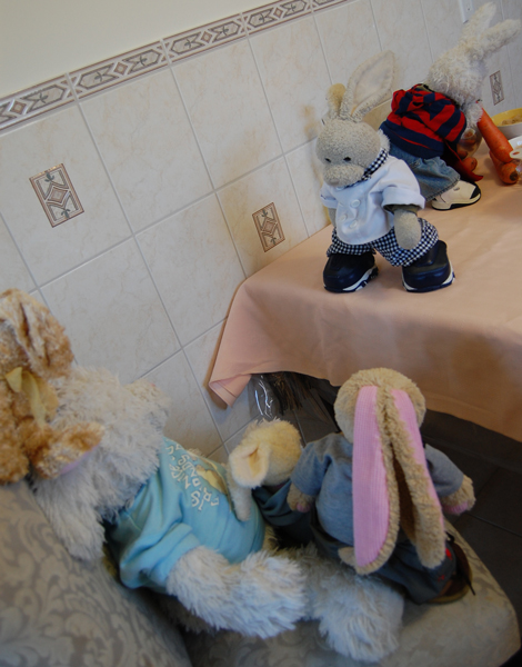 Carrot Cake with Marzipan Carrots Show Picture