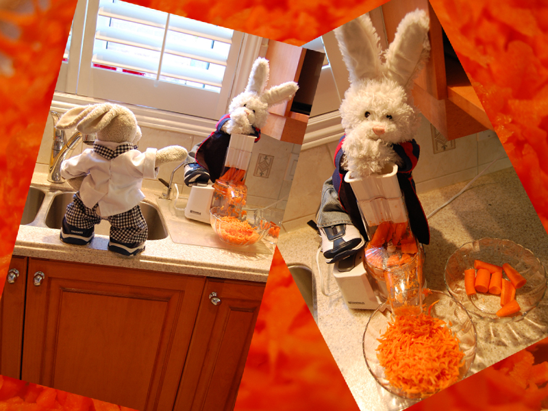 Carrot Cake with Marzipan Carrots Show Picture