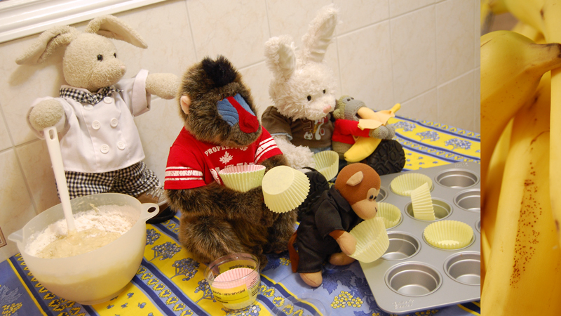 Banana Muffins Show Picture