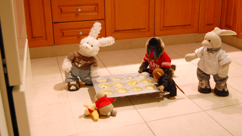 Banana Muffins Show Picture