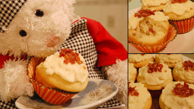 Maple Bacon Cupcakes Show Picture