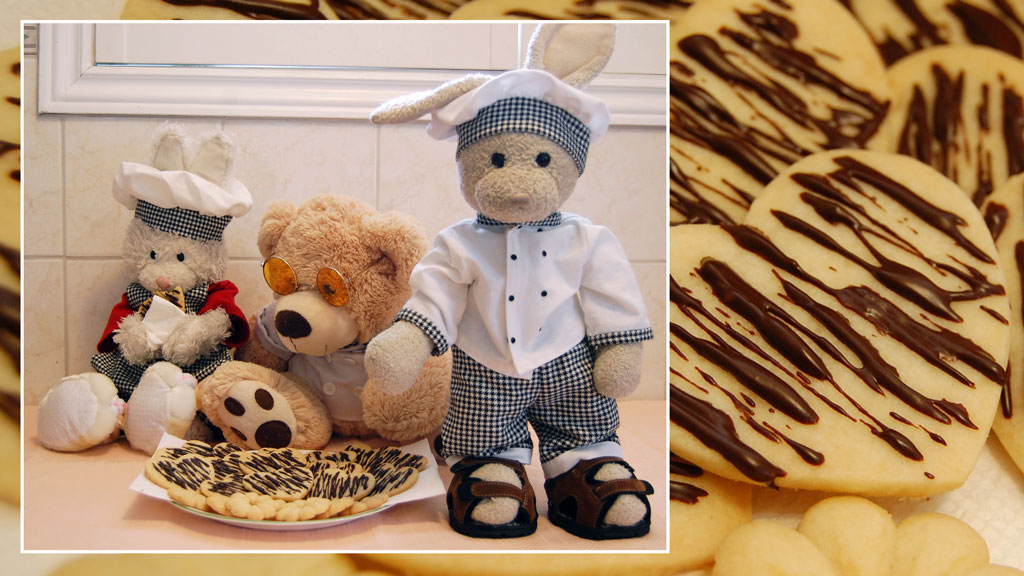 Chocolate Shortbread Cookies Show Picture