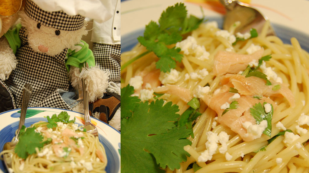Smoked Salmon Pasta Show Picture