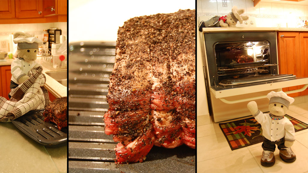 Coffee-Encrusted Rib Roast Show Picture