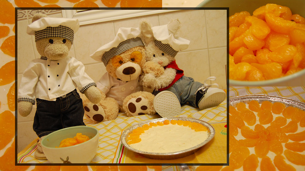 Mandarin Orange Cheesecake Show Picture