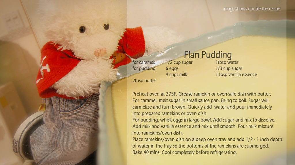 Flan Pudding Show Picture
