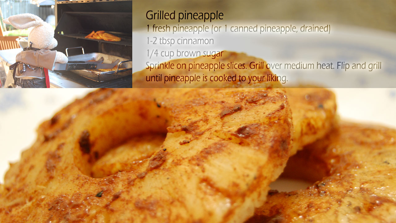 Grilled Pineapple Show Picture